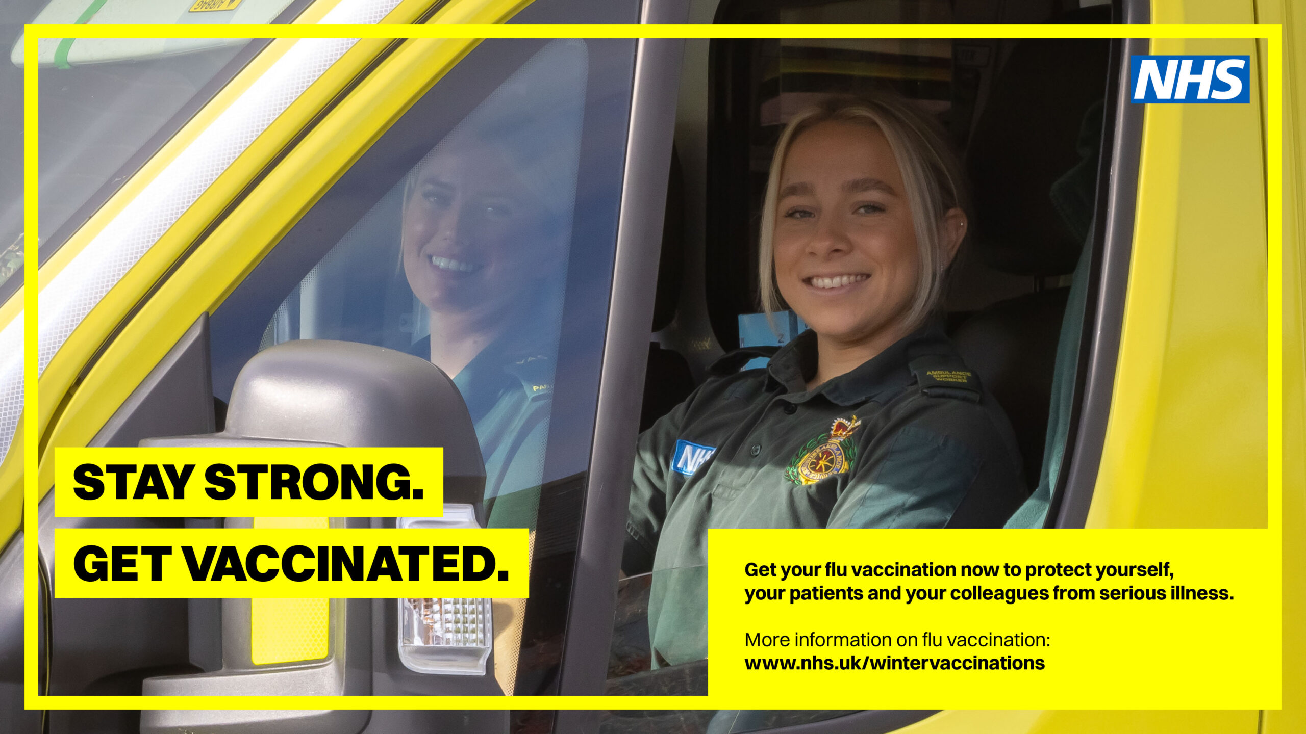 DHSC_Vaccination_16x9_DigitalScreens_HC_Female paramedics